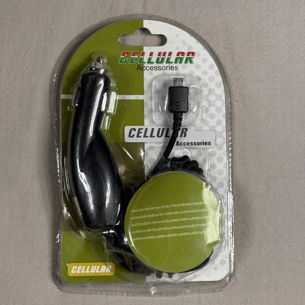 Cellular Accessories Micro-USB Car Charger for Motorola‎ LG Samsung V9 Q Z9 i576